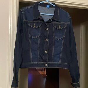 Dark Denim Jean Jacket Jr Large
